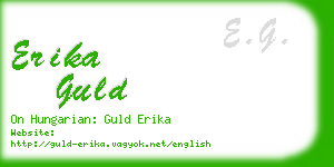 erika guld business card